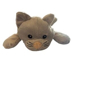 Melissa & Doug Gray Laydown Cat Plush Stuffed Animal Cuddle Kitty Soft Toy